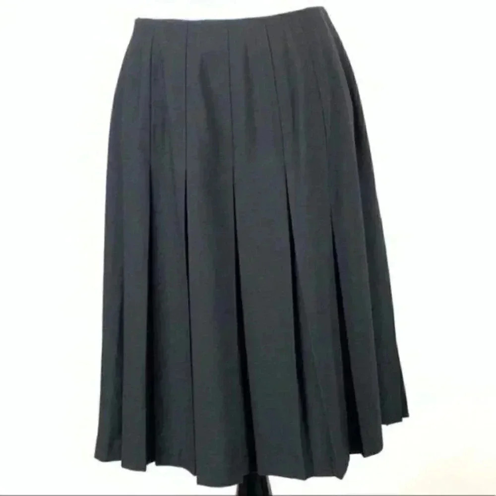 Vtg hugo buscati collection skirt sz 8 wool blend